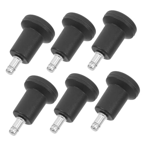 WATIIFUFU 6 Stück Teiliges Feste Bürostuhl Antirutschfunktion Verschleißfest Stabile Drehstuhl bodenhalter für Teppich und Hartboden Dunkles Ersatzteil für Drehhocker von WATIIFUFU