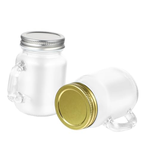 WATIIFUFU 6 Stück Teiliges Glasbehälter mit Deckel Quadratische Einmachgläser mit Luftdichtem Schraubverschluss Transparenter Vorratsbehälter für Gewürze Küche Haushalt und Büro Gesund und von WATIIFUFU