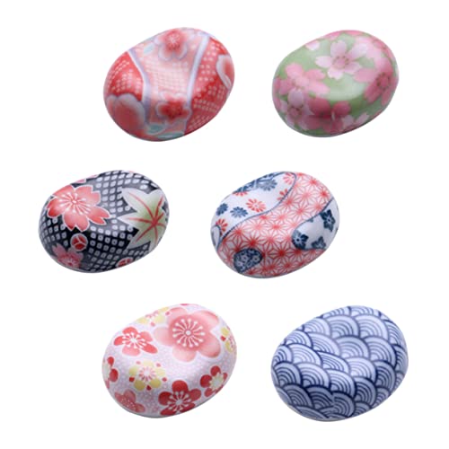 WATIIFUFU 6 Stück Teiliges Japanisches Keramik geschirrhalter Kreative Essstäbchen Löffelablage Spülmaschinenfest Eleganter Küchenorganizer Passend für Besteckaufbewahrung WATIIFUFU 6 Stück Teiliges Japanisches Keramik geschirrhalter Kreative Essstäbchen Löffelablage Spülmaschinenfest Eleganter Küchenorganizer Passend für Besteckaufbewahrung von WATIIFUFU