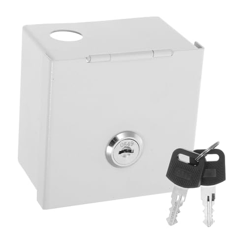 WATIIFUFU Abschließbare Wetterfeste Steckdosenbox für Außenbereich Kompakte Elektrobox mit Sicherem Verriegelungsmechanismus Einfache Installation ohne Werkzeuge Schützt Steckdosen von WATIIFUFU