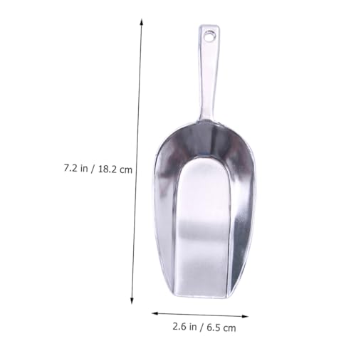 WATIIFUFU Aluminium Eiswürfel Schaufel Multifunktional Leicht Robust Ergonomisch Geformt für Bar Eiswürfel Kartoffeln Getreide Haushalt Klein WATIIFUFU Aluminium Eiswürfel Schaufel Multifunktional Leicht Robust Ergonomisch Geformt für Bar Eiswürfel Kartoffeln Getreide Haushalt Klein von WATIIFUFU