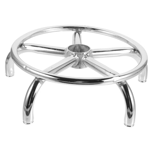 WATIIFUFU Aluminiumlegierung Bürostuhl Drehplatte Stabile Basis mit Wippfunktion Langlebig Tragfähig Ersatzteil für Drehstuhl Barhocker Stuhlfußkreuz Bürostuhl Zubehör von WATIIFUFU