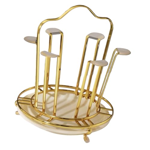 WATIIFUFU Delikater Tassenhalter aus Robustem Stahl Platzsparender Haushaltsbecherständer mit Modernem Design Vielseitiger Runder Becherhalter für Küche und Esszimmer Leicht und Tragbar für von WATIIFUFU
