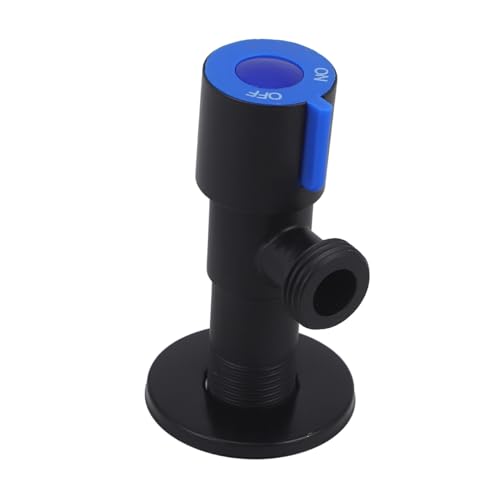 WATIIFUFU Eckventil aus Edelstahl Absperrventil für Toilette und Wasserhahn Rostfrei Dichtes Gewinde Langlebig Vielseitig Einsetzbar für Boiler Waschbecken Einfache Montage Schwarz WATIIFUFU Eckventil aus Edelstahl Absperrventil für Toilette und Wasserhahn Rostfrei Dichtes Gewinde Langlebig Vielseitig Einsetzbar für Boiler Waschbecken Einfache Montage Schwarz von WATIIFUFU