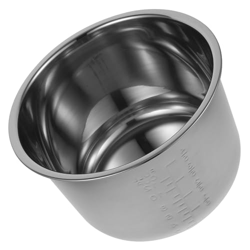 WATIIFUFU Edelstahl Innentopf Reiskocher Ersatz Antihaft Innenbehälter Multi use Pot Vielseitig für Reis Kochen Backen Kuchenformen mit Messskala WATIIFUFU Edelstahl Innentopf Reiskocher Ersatz Antihaft Innenbehälter Multi use Pot Vielseitig für Reis Kochen Backen Kuchenformen mit Messskala von WATIIFUFU