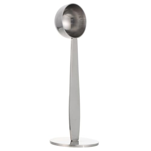 WATIIFUFU Edelstahl Kaffee Tamper und Löffel Tragbarer Kaffeemaßlöffel mit Tamperfunktion Praktisches Design für Präzises Espresso und Dosieren Geeignet für Kaffeebohnen und Gemahlenen von WATIIFUFU