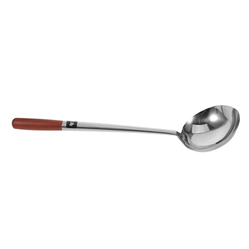 WATIIFUFU Edelstahl Kochlöffel mit Langem Griff Wok Utensil zum Rühren Servieren und Braten Langlebiger Küchenhelfer für Zuhause und Gewerbe Ergonomisch und Vielseitig Einsetzbar von WATIIFUFU