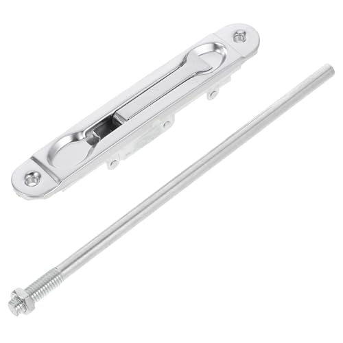 WATIIFUFU Edelstahl Türbolzen Sicherheits Riegel Verdeckter Schieberiegel für Türen und Fenster Rostfrei Einfache Montage Langlebig und Sicher Geeignet für Wohn und Gewerbeobjekte von WATIIFUFU