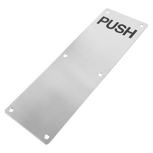 WATIIFUFU Edelstahl Türschiebeplatte Push Plate für Brandschutztüren Verschleißfest Modernes Design Komfortable Bedienung Ersatz für Defekte Türen Passend für Wohn Gewerbebereich WATIIFUFU Edelstahl Türschiebeplatte Push Plate für Brandschutztüren Verschleißfest Modernes Design Komfortable Bedienung Ersatz für Defekte Türen Passend für Wohn Gewerbebereich von WATIIFUFU