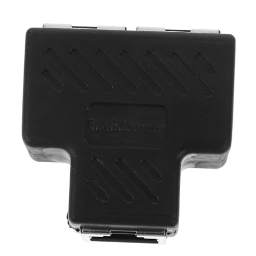 WATIIFUFU Ethernet Splitter zu Netzwerkkabel Verteiler Dreiwegiger Netzwerkadapter für Stabile Verbindung Langlebiges Kunststoffgehäuse Kompatibel mit Lan Geräten Plug Play von WATIIFUFU