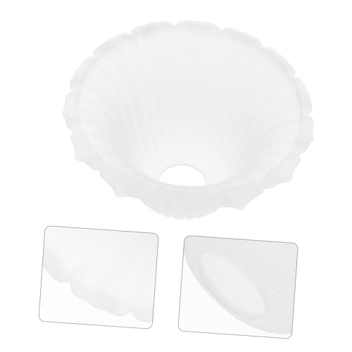 WATIIFUFU Europäischer Transparenter Mattierter Glasschirm Kronleuchter Abdeckung Mittelloch Langlebiger Lampenschirm Elegantes Wohnraumdekor WATIIFUFU Europäischer Transparenter Mattierter Glasschirm Kronleuchter Abdeckung Mittelloch Langlebiger Lampenschirm Elegantes Wohnraumdekor von WATIIFUFU