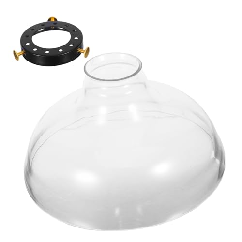 WATIIFUFU Handgefertigter Glas Lampenschirm aus Hochtemperaturbeständigem Borosilikat Klarer Trichterform für Pendelleuchten und Wandlampen Lichtfokussierend Stabile Deformationsfreiheit für WATIIFUFU Handgefertigter Glas Lampenschirm aus Hochtemperaturbeständigem Borosilikat Klarer Trichterform für Pendelleuchten und Wandlampen Lichtfokussierend Stabile Deformationsfreiheit für von WATIIFUFU
