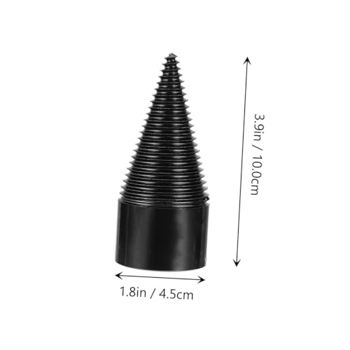 WATIIFUFU Holzspalter Bohrkegel mit Bohrern Gehärteter Stahl Rutschfestes Design für Elektrobohrer Vielseitig für Brennholz Camping Garten und Landwirtschaft von WATIIFUFU