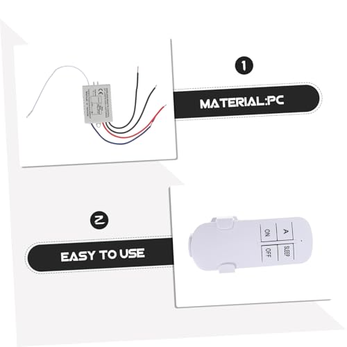 WATIIFUFU Intelligenter Drahtloser Fernbedienungsschalter für Deckenlampen mit Digitalem Empfänger Automatischer Helligkeits Farbtemperaturregelung Einfache Installation Geeignet für Wohn WATIIFUFU Intelligenter Drahtloser Fernbedienungsschalter für Deckenlampen mit Digitalem Empfänger Automatischer Helligkeits Farbtemperaturregelung Einfache Installation Geeignet für Wohn von WATIIFUFU