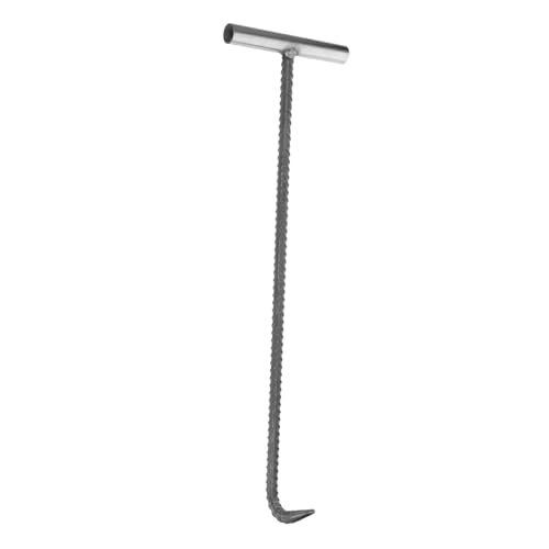 WATIIFUFU Kanaldeckelhaken Schwerlast Hebehaken Hebehaken Mit Griff Regenablauf Abdeckungshaken T Stange Schachthaken Kanaltür Abflussgitterhaken Schachtabzieher von WATIIFUFU