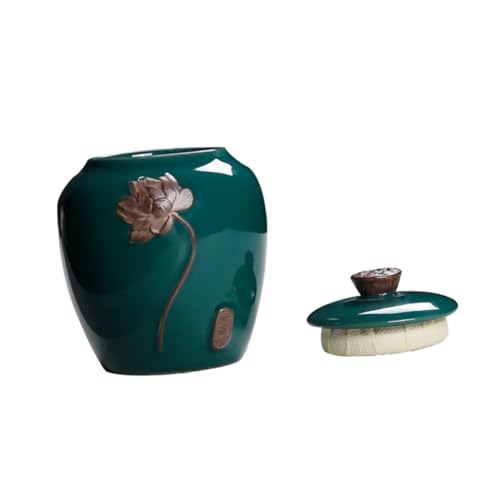 WATIIFUFU Keramik Teedose mit Elegantem Lotus relief Luftdichter Vorratsbehälter für Losen Tee und Lebensmittel Farblich Sortiert Dekoratives Aufbewahrungsglas als Geschenk Zufällige Farbe WATIIFUFU Keramik Teedose mit Elegantem Lotus relief Luftdichter Vorratsbehälter für Losen Tee und Lebensmittel Farblich Sortiert Dekoratives Aufbewahrungsglas als Geschenk Zufällige Farbe von WATIIFUFU