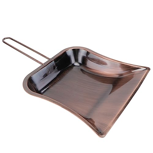 WATIIFUFU Kleine Messing Kehrschaufel Retro Stil Staubschaufel für Desktop Reinigung mit Sicherem Bogen Design Langlebig und Dekorativ Geeignet für Zuhause Auto und Bett von WATIIFUFU