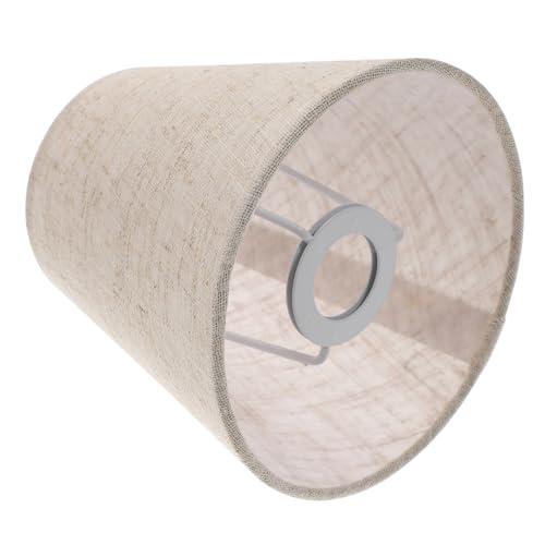 WATIIFUFU Lampenschirm Stoff für Tischlampe und Wandleuchte Bedside Light Cover Einfach zu Installierender Lampenschirm aus Leinen in Naturfarbe Dekorativer für Schlafzimmer und Wohnzimmer von WATIIFUFU