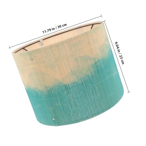 WATIIFUFU Lampenschirm aus natürlichen Fasern mit Aquarell Print Dekorativer Lampenschirm für Tischlampen und Pendelleuchten Leicht und langlebig für stilvolle Wohnraumgestaltung WATIIFUFU Lampenschirm aus natürlichen Fasern mit Aquarell Print Dekorativer Lampenschirm für Tischlampen und Pendelleuchten Leicht und langlebig für stilvolle Wohnraumgestaltung von WATIIFUFU