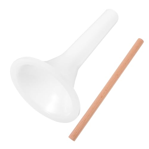 WATIIFUFU Manueller Wurstfüller mit Wurstfüllrohr und Holzstange Lebensmittelechter Wurstfülltrichter für Hausgemachte Würste Rostfrei Einfach zu Bedienen für Küche und Wiederverwendbar von WATIIFUFU