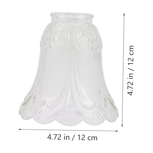 WATIIFUFU Moderner Lampenschirm aus Satiniertem Glas Ersatz für Deckenleuchten Passend für Schlafzimmer Wohnzimmer Hotel Warmes Licht Langlebiges Transparentes Material Schraubsockel WATIIFUFU Moderner Lampenschirm aus Satiniertem Glas Ersatz für Deckenleuchten Passend für Schlafzimmer Wohnzimmer Hotel Warmes Licht Langlebiges Transparentes Material Schraubsockel von WATIIFUFU