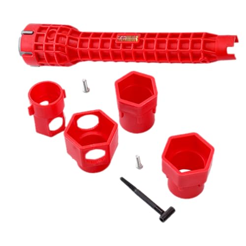 WATIIFUFU Multifunktionaler Waschbecken Wasserhahn schlüssel mit Rutschfestem Griff Langlebigem Material und Vielseitiger Anwendung für Bad Küche und Sanitärinstallation von WATIIFUFU