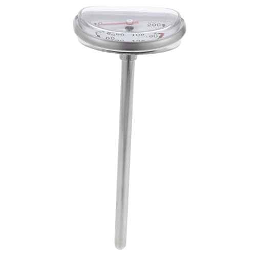 WATIIFUFU Ölthermometer Edelstahl Frittier Thermometer mit Ständer Präzises Temperaturmessgerät für Kochen Backen Bbq Breiter Messbereich für Vielfältige Frittieranforderungen von WATIIFUFU