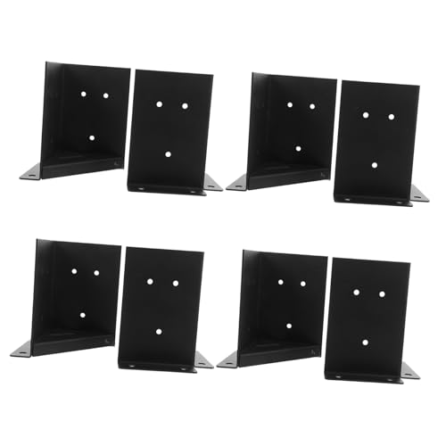 WATIIFUFU Pfostenbasis Wetterfest Pulverbeschichtet Metall Pfostenanker für Pergola Gartenzaun Briefkasten Terrassensäulen Stabile Außenstütze Langlebig von WATIIFUFU