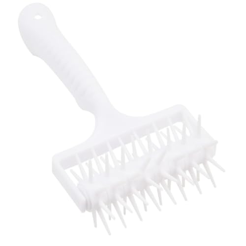 WATIIFUFU Pizza Teigroller mit Nadel prägung Backloch Ausstecher für Gleichmäßiges Backen Teigbelüfter für Pizzerien und Bäckereien Leicht zu Reinigen Ergonomisch und Langlebig von WATIIFUFU