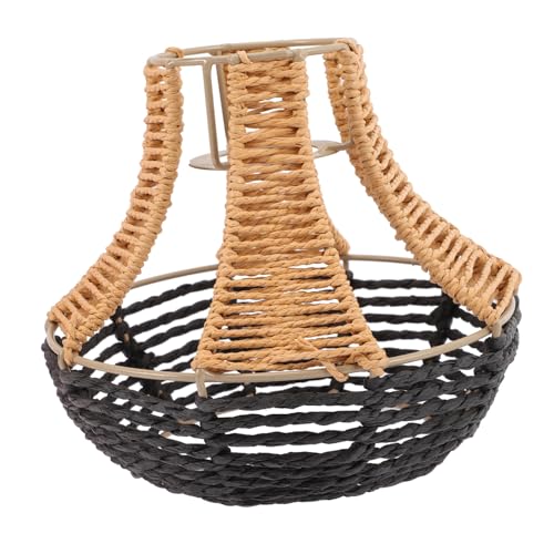 WATIIFUFU Rattan Lampenschirm Geflochtene Dekorative Pendelleuchte Vintage Stil Wohnraumbeleuchtung Esszimmer Küche Hotel Wohnzimmer Schlafzimmer Dekoration WATIIFUFU Rattan Lampenschirm Geflochtene Dekorative Pendelleuchte Vintage Stil Wohnraumbeleuchtung Esszimmer Küche Hotel Wohnzimmer Schlafzimmer Dekoration von WATIIFUFU
