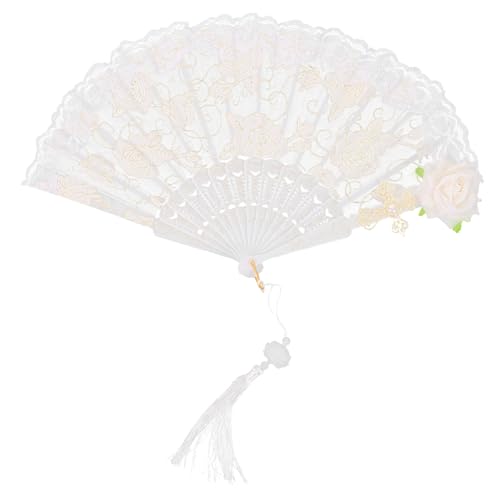 WATIIFUFU Retro -Lace -Lüfter Handfächerspitze Falten Handventilator faltbar Faltbarer Handlüfter dekorativ faltbarer Handventilator Lüfter Fan-Hand alter Handfächer Plastik Weiß WATIIFUFU Retro -Lace -Lüfter Handfächerspitze Falten Handventilator faltbar Faltbarer Handlüfter dekorativ faltbarer Handventilator Lüfter Fan-Hand alter Handfächer Plastik Weiß von WATIIFUFU