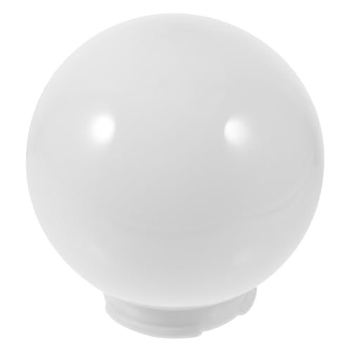 WATIIFUFU Runder Acryl Lampenschirm Kugel Lampenabdeckung Opal Leicht Montierbar Für Außenbereich Garten Terrasse Leuchte Ersatzschirm von WATIIFUFU