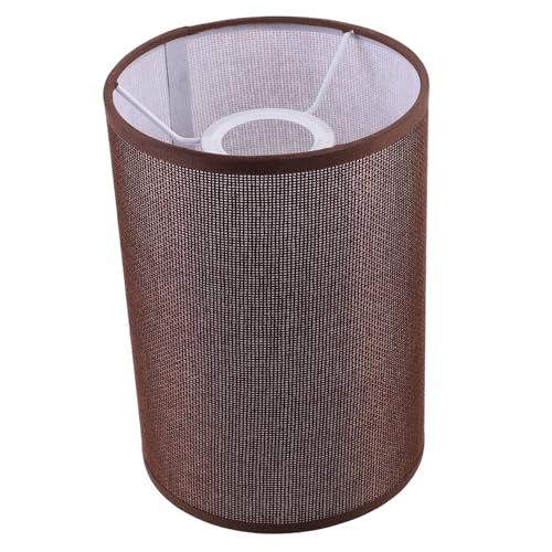 WATIIFUFU Runder Dekorativer Lampenschirm Fassung für Steh und Tischlampen Natürlicher Kaffeebraun Leinenbezug Leichter Ersatzschirm mit Einfacher Montage Gemütliches Licht für Wohnzimmer WATIIFUFU Runder Dekorativer Lampenschirm Fassung für Steh und Tischlampen Natürlicher Kaffeebraun Leinenbezug Leichter Ersatzschirm mit Einfacher Montage Gemütliches Licht für Wohnzimmer von WATIIFUFU