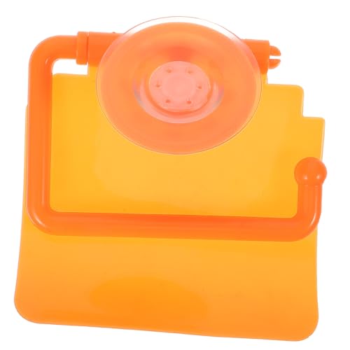 WATIIFUFU Saugpapierhalter Badezimmer Kunststoff Toilettenpapierhalter ohne Bohren Wandmontage Platzsparend Installieren Modernes Design für Bad und Küche Orange WATIIFUFU Saugpapierhalter Badezimmer Kunststoff Toilettenpapierhalter ohne Bohren Wandmontage Platzsparend Installieren Modernes Design für Bad und Küche Orange von WATIIFUFU