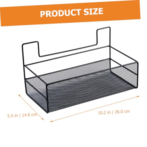 WATIIFUFU Schwarz Drahtkorb Wandregal Ohne Bohren Badezimmer Aufbewahrungskorb Großes Hängeregal Vielseitig Einsetzbar Für Küche Und Bad von WATIIFUFU