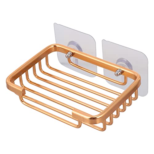 WATIIFUFU Selbstklebender Wand seifenhalter aus Aluminium Selbstablaufende Seifenablage mit Drainage für Badezimmer Dusche Küchen Organizer Rostfrei ohne Bohren Goldfarben WATIIFUFU Selbstklebender Wand seifenhalter aus Aluminium Selbstablaufende Seifenablage mit Drainage für Badezimmer Dusche Küchen Organizer Rostfrei ohne Bohren Goldfarben von WATIIFUFU
