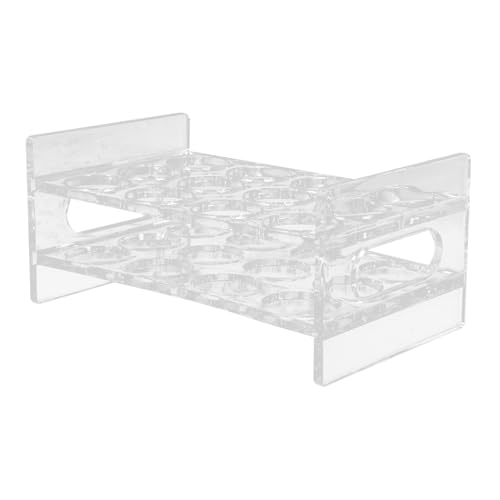 WATIIFUFU Shot Glass Holder Rund Reihen Transparent Bar Drinkware Schnapsglas Halter Präsentation Becherhalter für Zuhause Party WATIIFUFU Shot Glass Holder Rund Reihen Transparent Bar Drinkware Schnapsglas Halter Präsentation Becherhalter für Zuhause Party von WATIIFUFU