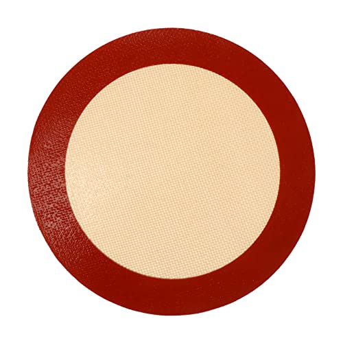 WATIIFUFU Silikon Backmatte Runde Matte für Mikrowelle Luftfritteuse Ofen Hitzebeständig Antihaft Mehrzweck als Trivet Tischset WATIIFUFU Silikon Backmatte Runde Matte für Mikrowelle Luftfritteuse Ofen Hitzebeständig Antihaft Mehrzweck als Trivet Tischset von WATIIFUFU