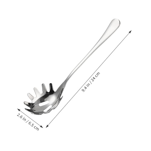 WATIIFUFU Spaghettilöffel Nudelkelle Küchenhelfer Mehrzweck Spaghetti Server für Pasta Eiswürfel Eier und Teigtaschen Küchenwerkzeug Spülmaschinenfest von WATIIFUFU