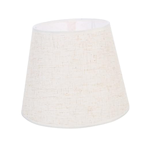 WATIIFUFU Stoff-lampenschirm Abdeckung Rund Leuchtenschutz für Wand Stehlampe Leinenmaterial Dekorativer Lampenschutz für Innenbereich Beleuchtung von WATIIFUFU
