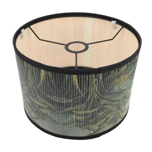 WATIIFUFU Vintage Lampenschirm aus Naturholz Dekorativer Lampenabdeckung mit Zartem Muster Langlebiger Lampenschirm für Wohnzimmer Schlafzimmer Büro und Wohnraumdeko WATIIFUFU Vintage Lampenschirm aus Naturholz Dekorativer Lampenabdeckung mit Zartem Muster Langlebiger Lampenschirm für Wohnzimmer Schlafzimmer Büro und Wohnraumdeko von WATIIFUFU