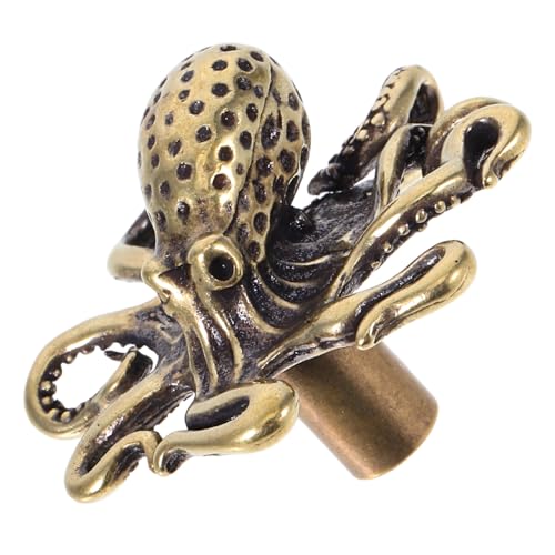 WATIIFUFU Vintage Messing Schubladengriffe Nautisches Meerestier Design Für Kommode Kleiderschrank Und Möbel Mit Maritimem Flair Und Robuster Verarbeitung von WATIIFUFU