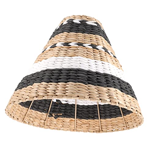 WATIIFUFU Vintage Papier Lampenschirm Handgefertigter Kleiner Runder Lampenschirm Stilvoller Lampenüberzug für Deckenleuchte und Tischlampe Sicher und Geruchsfrei für Wohn Esszimmer von WATIIFUFU