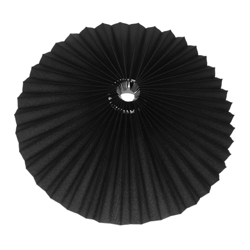 WATIIFUFU Vintage Stoff lampenschirm mit Eisenrahmen Kleine Drehbare Pleated Lampenschirm Ersatz für Tisch Stehleuchten Vielseitig Einsetzbar für Schlafzimmer Wohnzimmer Hotels von WATIIFUFU