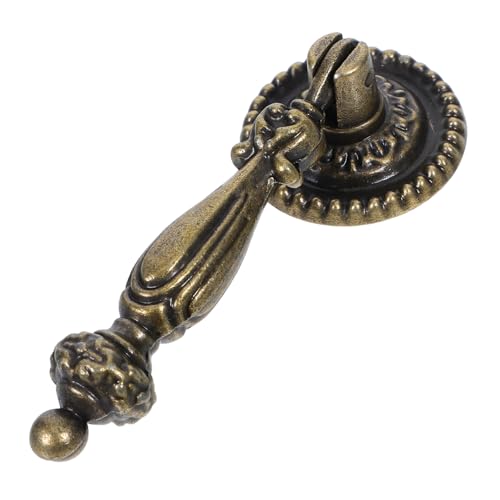 WATIIFUFU Vintage Zinklegierung Schrankgriff Antiker Runder Einloch knauf Robust Poliert für Kommode Küchenschrank Retro Möbelgriff Elegante Oberfläche von WATIIFUFU