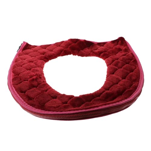 WATIIFUFU Wärmender Wc sitzbezug mit Reißverschluss Dickes Flauschiges Material Waschbar und Hautfreundlich Passend für Runde Toilettensitze Komfortable Polsterung für Kalte Tage WATIIFUFU Wärmender Wc sitzbezug mit Reißverschluss Dickes Flauschiges Material Waschbar und Hautfreundlich Passend für Runde Toilettensitze Komfortable Polsterung für Kalte Tage von WATIIFUFU