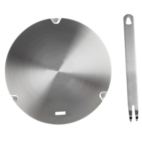 WATIIFUFU Induktionskochplatten Adapter Edelstahl Wärmeverteilung Für Gasherd Und Elektroherd Gleichmäßige Wärmeübertragung Schützt Vor Überhitzen Kompatibel Mit Verschiedenen von WATIIFUFU
