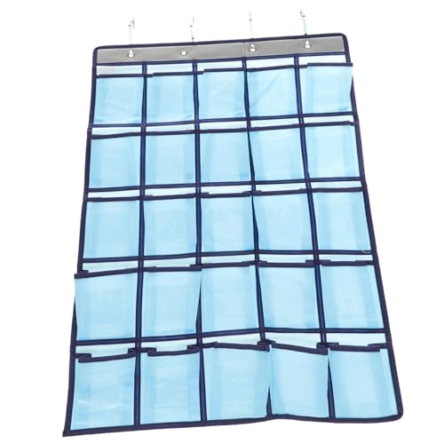 WATIIFUFU Wandhängender Organizer mit Fächern Über Tür Aufbewahrungstasche aus Stabilem Vliesstoff Transparentes Sichtfenster Handyhalter für Klassenzimmer Büro Schlafzimmer Praktische WATIIFUFU Wandhängender Organizer mit Fächern Über Tür Aufbewahrungstasche aus Stabilem Vliesstoff Transparentes Sichtfenster Handyhalter für Klassenzimmer Büro Schlafzimmer Praktische von WATIIFUFU