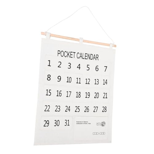 WATIIFUFU Wandkalender Aufbewahrungstasche Leichtes Stabiles Wandhängendes Kalender Organizer Tasche für Zuhause Büro Vielseitiger Monatskalender Wandbeutel für Küche Wohnzimmer Flur WATIIFUFU Wandkalender Aufbewahrungstasche Leichtes Stabiles Wandhängendes Kalender Organizer Tasche für Zuhause Büro Vielseitiger Monatskalender Wandbeutel für Küche Wohnzimmer Flur von WATIIFUFU