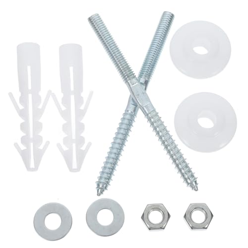 WATIIFUFU Wandmontage Schrauben für Waschbecken Befestigung Schraubbolzen mit Unterlegscheiben und Muttern Langlebig Einfache Installation Modernes Design Badezimmer Zubehör WATIIFUFU Wandmontage Schrauben für Waschbecken Befestigung Schraubbolzen mit Unterlegscheiben und Muttern Langlebig Einfache Installation Modernes Design Badezimmer Zubehör von WATIIFUFU